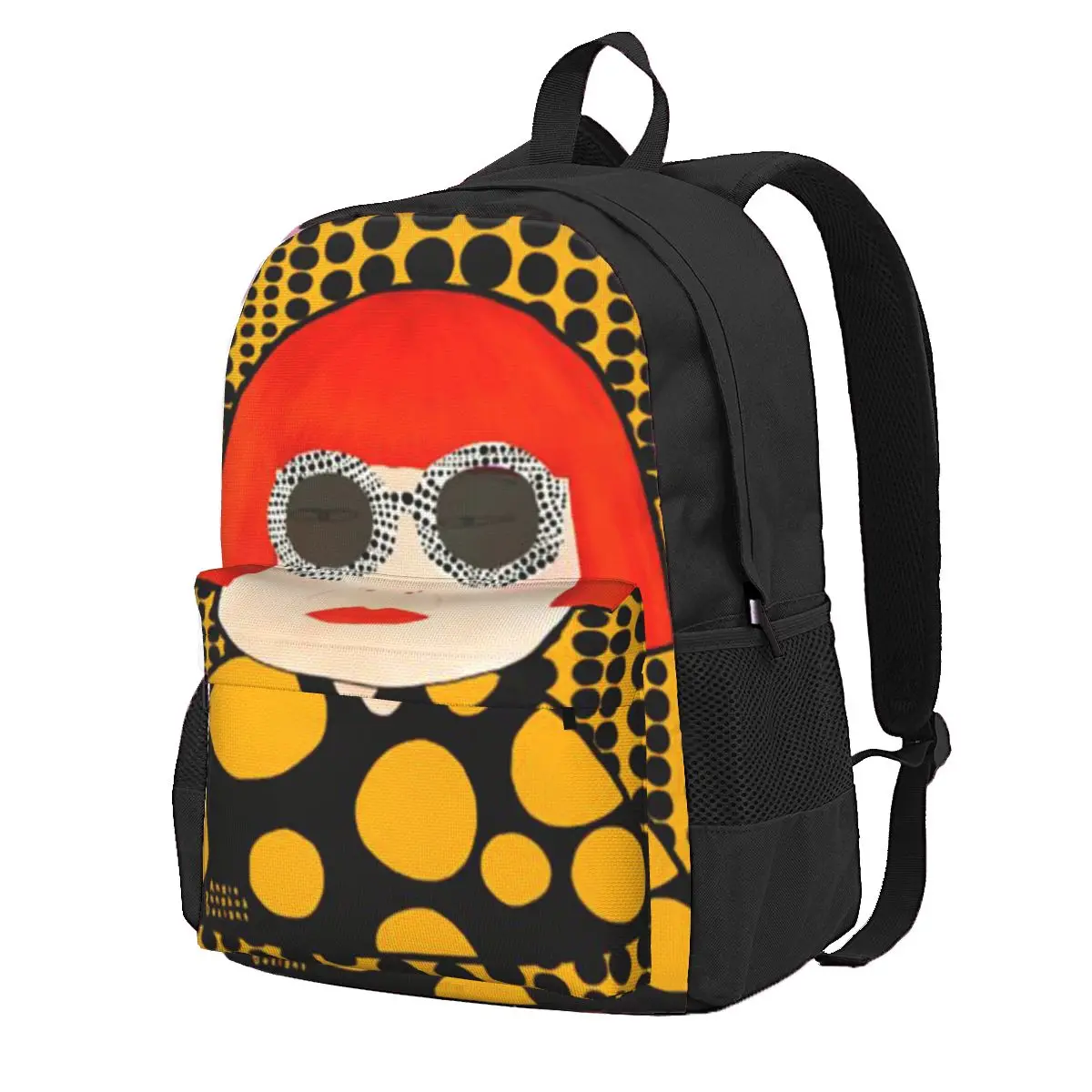 

Yayoi Kusama Abstract Painting Student Backpack School Bag Hiking Travel Daypack for Men Women Fashion Bookbag Shoulder Bags