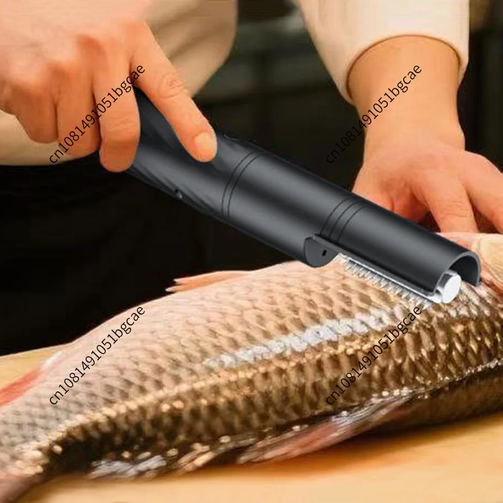 Electric Coconut Grater and Fish Scale Scraper 2 in 1 USB Rechargeable Meat Grinder Scraper Kitchen Tool for Seafood Prep