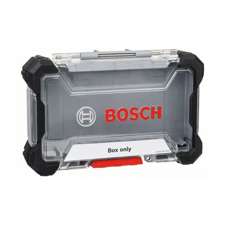 BOSCH 2608522362 Screwdriver Storage Box Small Medium Large Size Plastics High Hardness Tool Accessory Storage Box Transparent