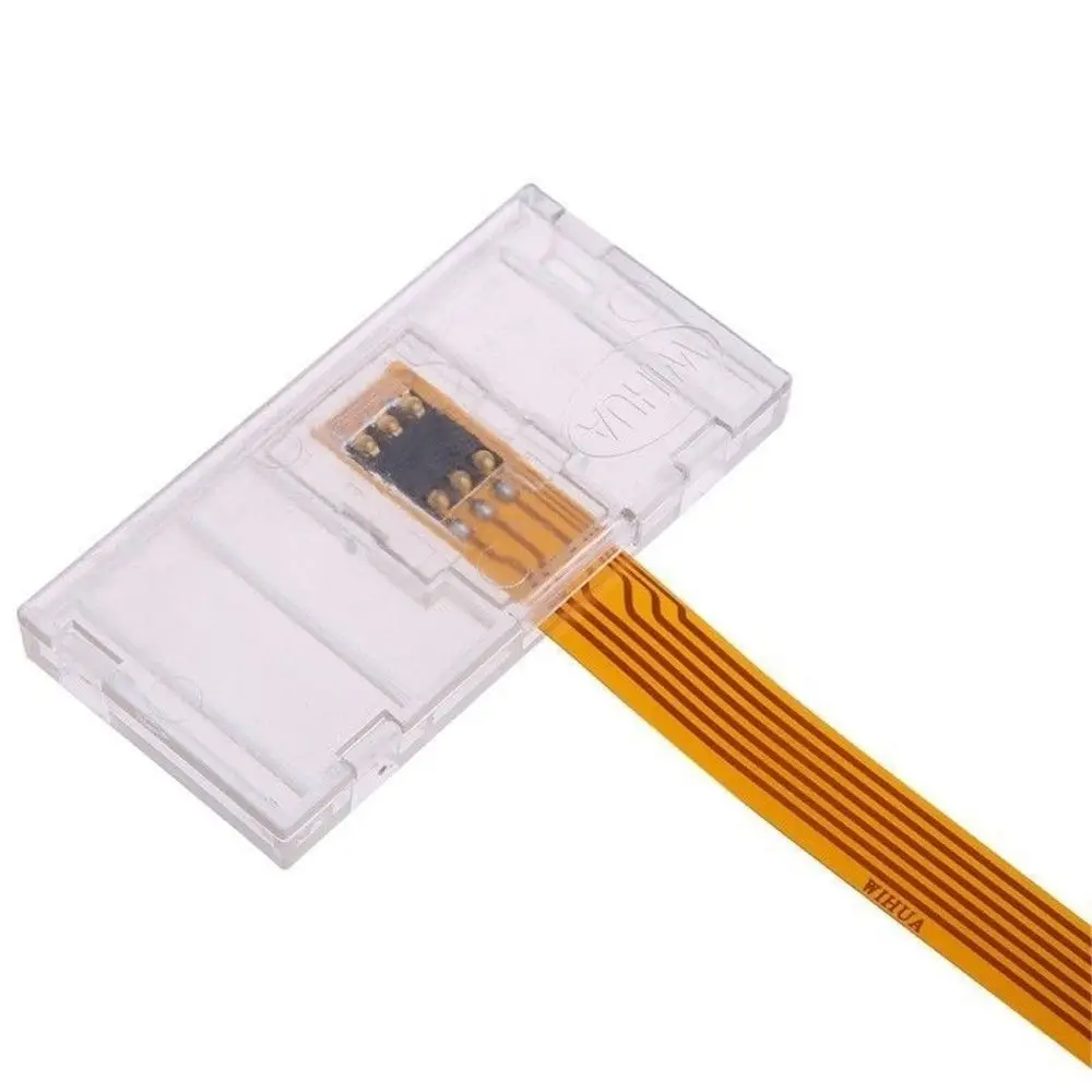 Transparent Universal Durable SIM Card Open Device Converter Big To Small SIM Card Adapter