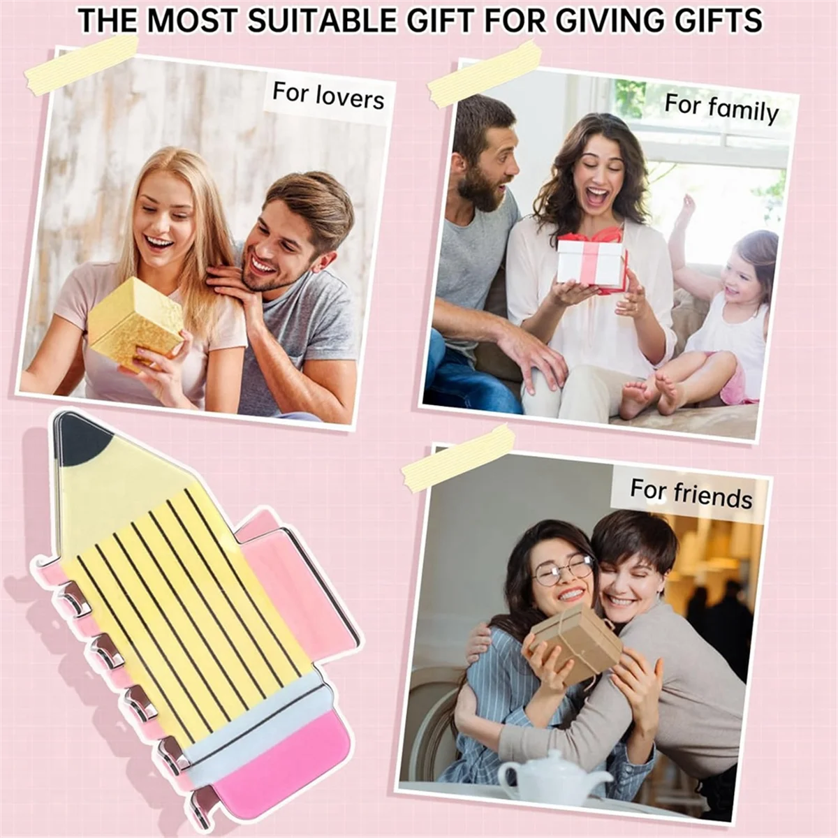 Pinces à cheveux crayon, 3 pièces, Barrettes amusantes pour enseignant, partie de cheveux pour la rentrée scolaire, pour l'appréciation des enseignants