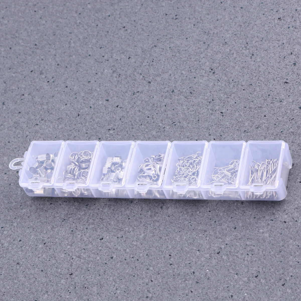 

340pcs Findings Kit Jewelry Findings Supplies Beads Supplies Round Components Lobster Clasps Necklace Making Tools Materials