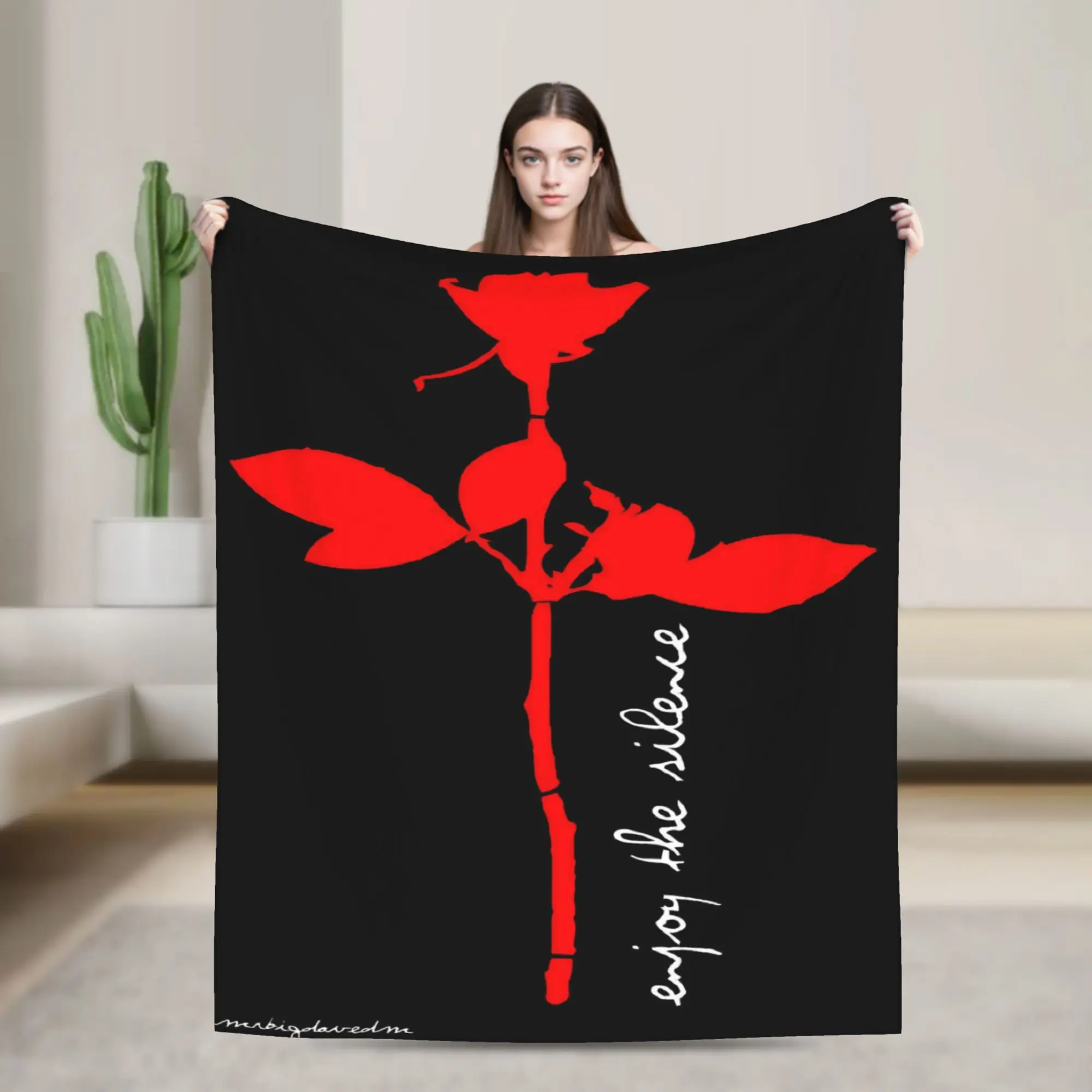 Depeches Band Mode  Blanket Travel Office Flannel Throw Blanket For Bedroom Soft Warm Custom DIY Quality Bedspread Birthday Gift