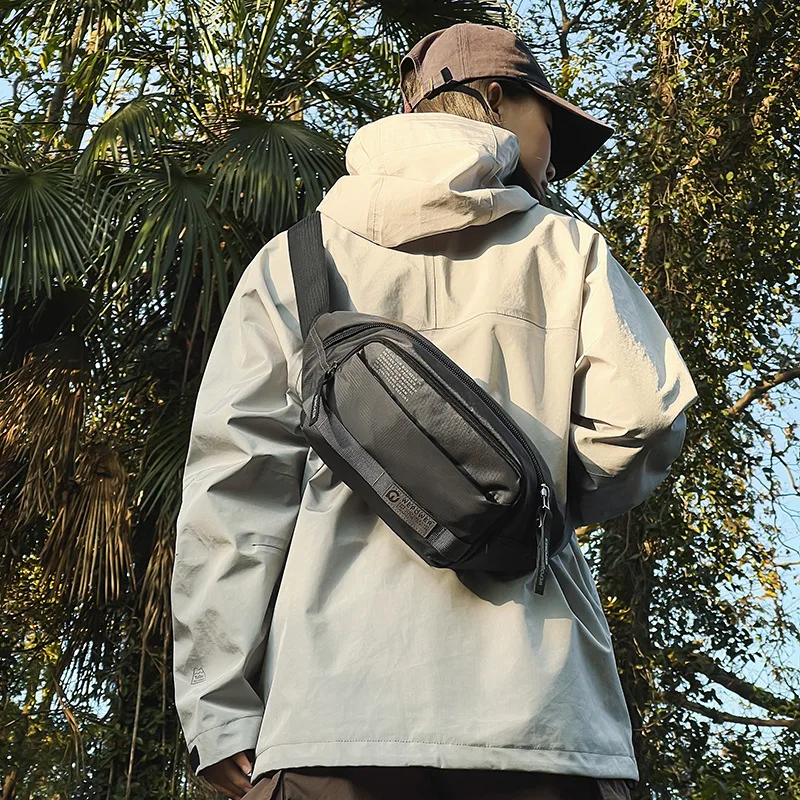 2025 novo pacote de cintura saco fanny packs homens oxford pano viajar correndo casual zíper telefone leve crossbody sacos сумка sacs