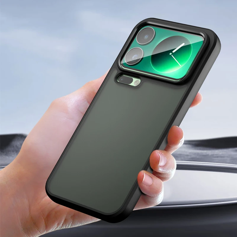 حافظة لهاتف Xiaomi 17 Pro Max من مادة البولي يوريثان الحراري غير اللامعة باللون الأسود من السيليكون الناعم لهاتف Xiaomi17 17promax غطاء حماية رفيع للغاية