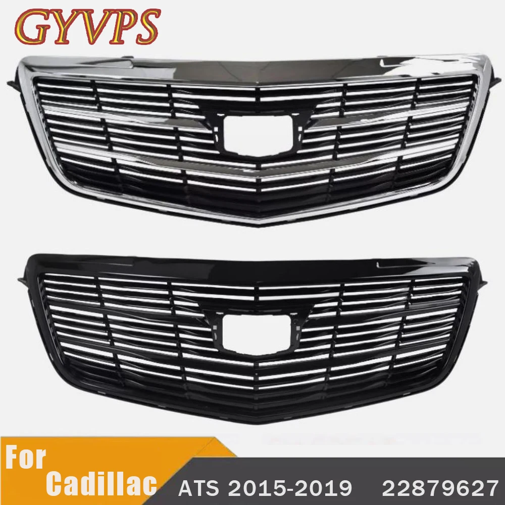 

For Cadillac ATS 2015-2019 Front Upper Bumper Grille Mesh Replacement Bumper Hood Grid Racing Grills Accessories 22879627