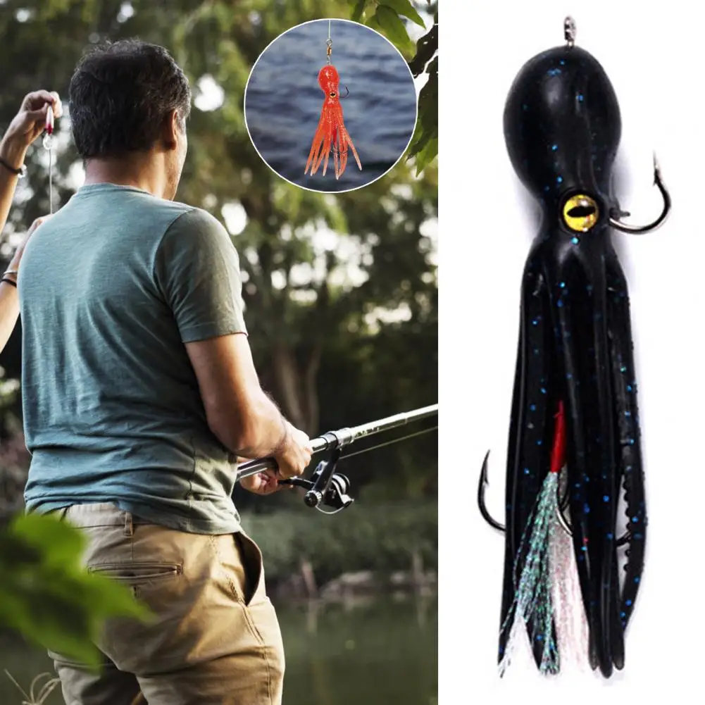 

Sharp Fishing Bait Realistic Convenient Carrying High Efficiency Fishing Bait Lightweight Squid Bait Fishing Equipment