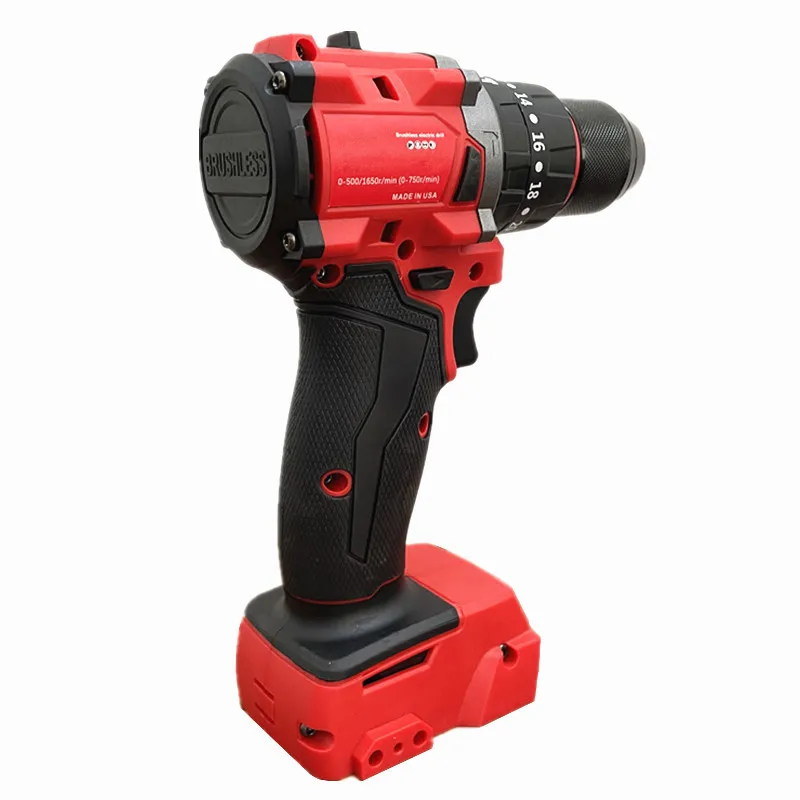 20+3 Torque Cordless Impact Drill For Milwaukee 18V Battery Brushless Electric Drill Hammer Multifunctional Power Tools