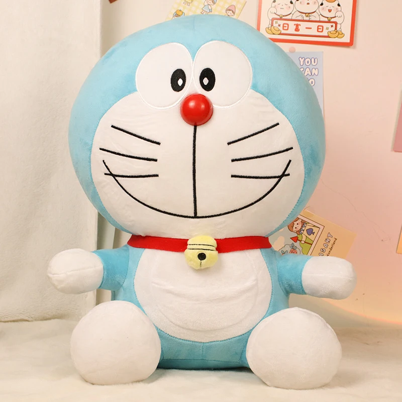 40cm Doraemon Dorami Plush Toys Classic Cute Plushie Cartoon Anime Birthday Pillow Doll Kawaii Stuffed Gift for Childrens Xmas