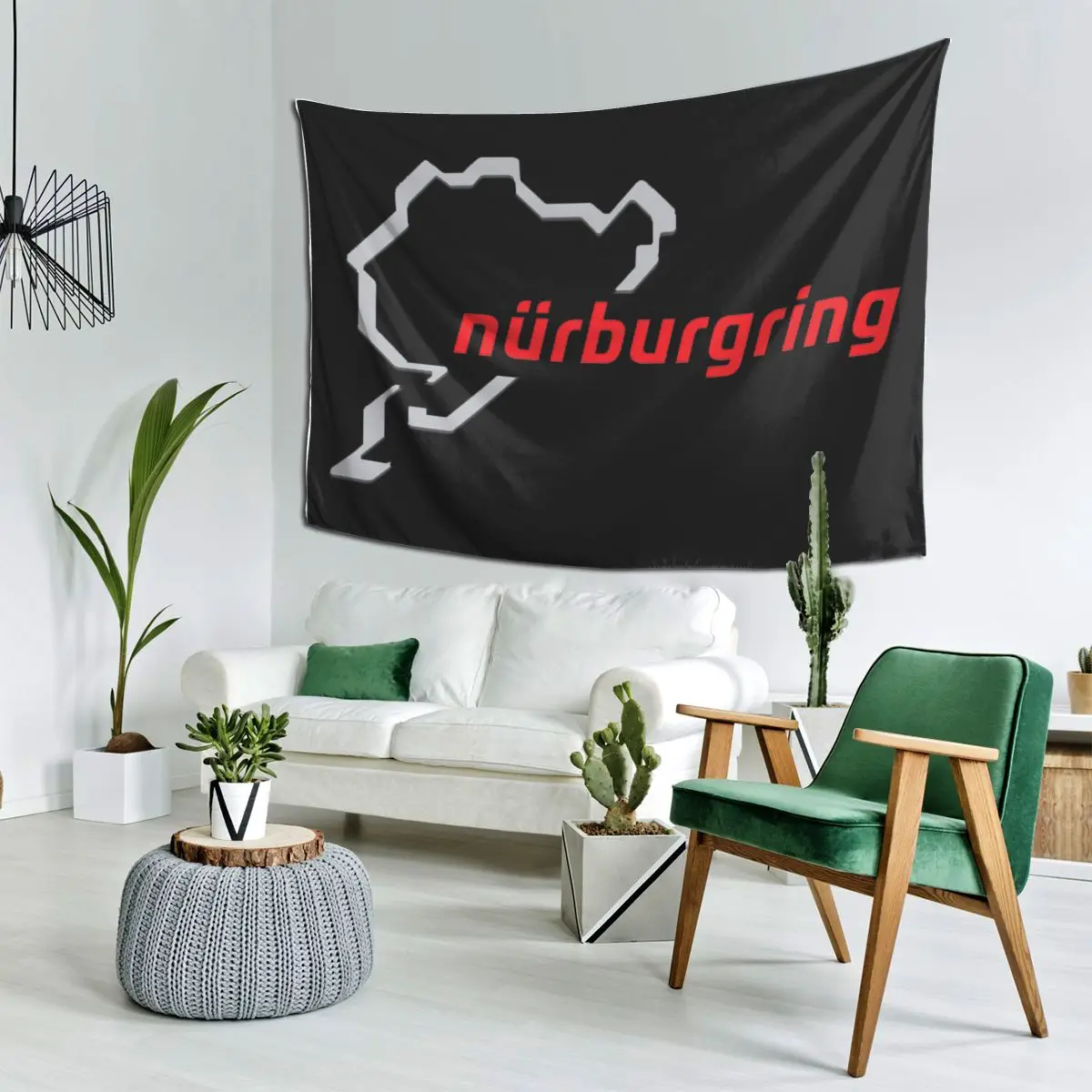 Race Track Germany Nurburgring Tapestry Decor Art Aesthetic Tapestries for Living Room Bedroom Home Wall Cloth Wall Hanging