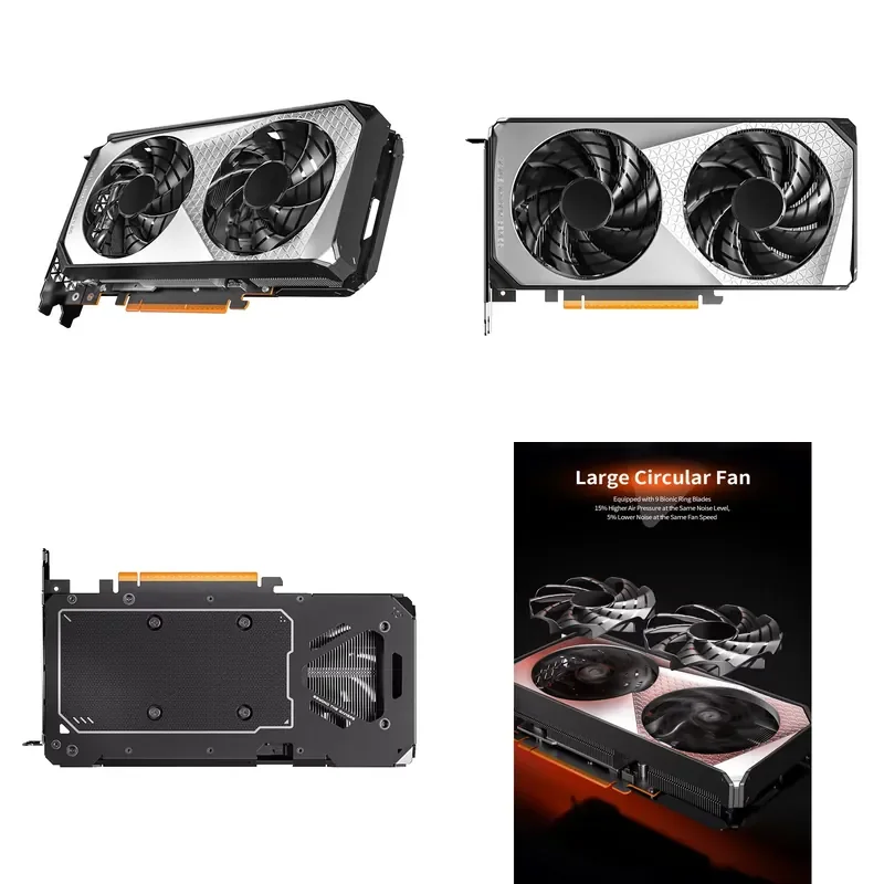 Hot Sale New for GeForce RTX 5060 8G GDDR7 Gaming GPU for Desktop-Fan-Cooled PCIe Gen5 DLSS4 1080p/1440p RTX 5060 TI 8GB