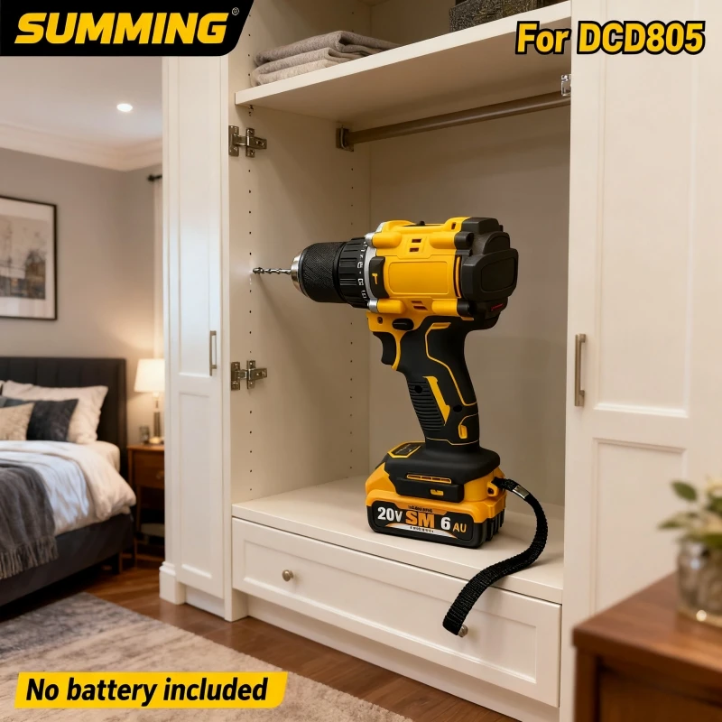 

Lithium Battery 20V RechargeableBrushless Compact ElectricScrewdriver replaceable Hand Drill Impact Drill DCD805 for DCB206