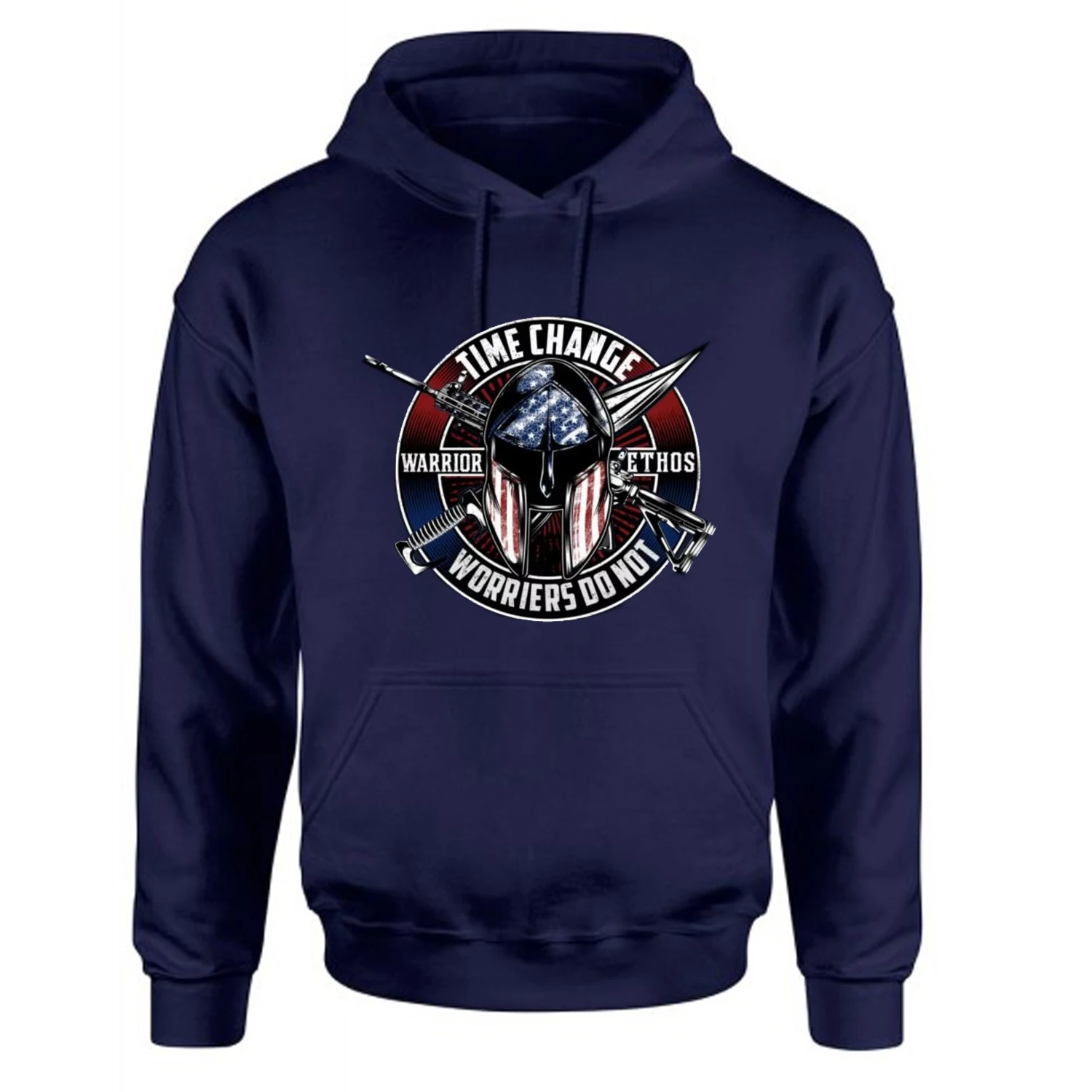 USA Flag Spartan Helmet American Warriors Ethos Veterans Day Pullover Hoodie New 100% Cotton Comfortable Casual Mens Sweatshirt