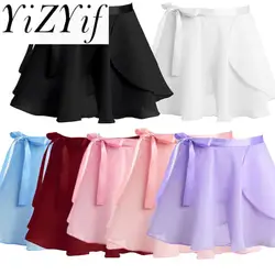 Girls Chiffon Ballet Tutu Dance Skirt Dance Skate Wrap Scarf Gymnastics Chiffon Ballet Tutu Dance Skirt Ballet Dance Dresses