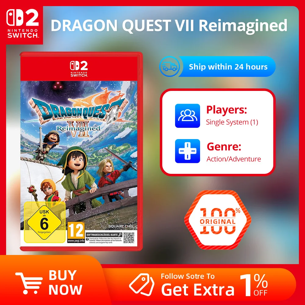 Nintendo Switch Game Deals - DRAGON QUEST 7 VII Reimagined