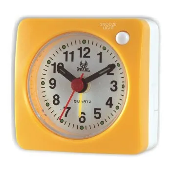 

Simple Bedside Alarm Clock with Light and Snooze Function Silent Travel Alarm Clock