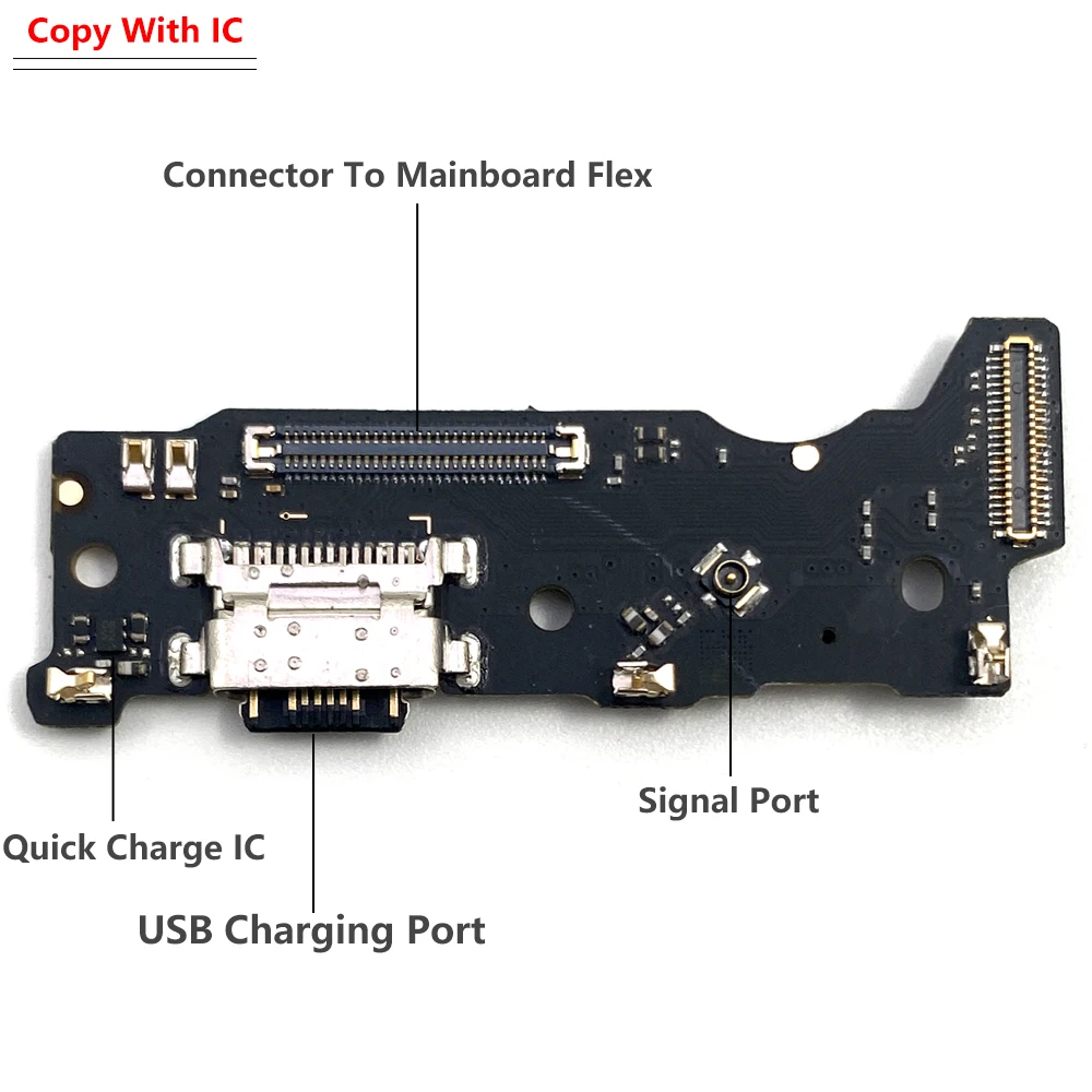 5Pcs，For Xiaomi Redmi Note 7 8T 9S 10 10S 11 Pro 4G USB Charging Dock Jack Plug Socket Port Connector Charge Board Flex Cable