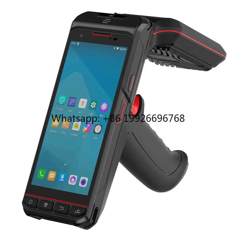 RFID Ultra-high Frequency Handheld Terminal High Configuration 4G Device 5.5 Inch Screen Android System