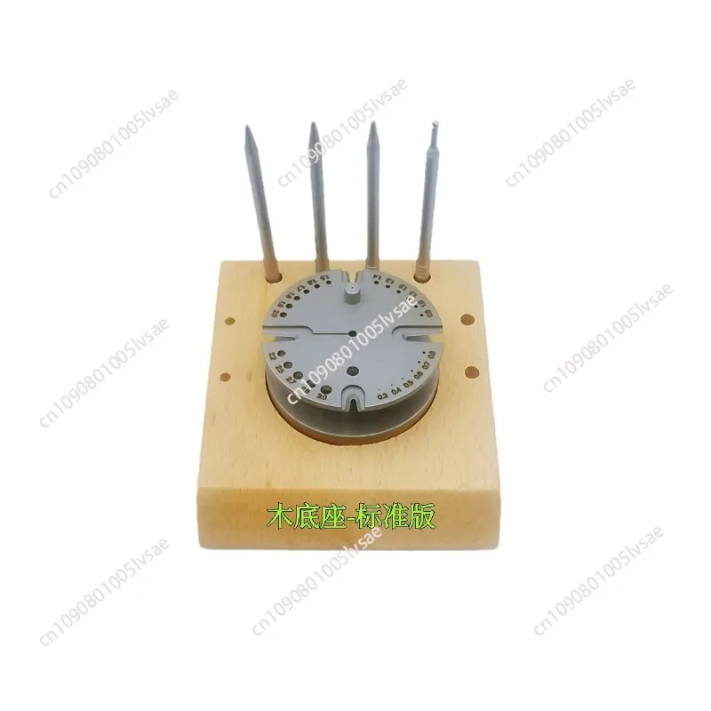 Watch repair tool, disassembly and assembly balance wheel, balance shaft, hairspring tool/wooden base