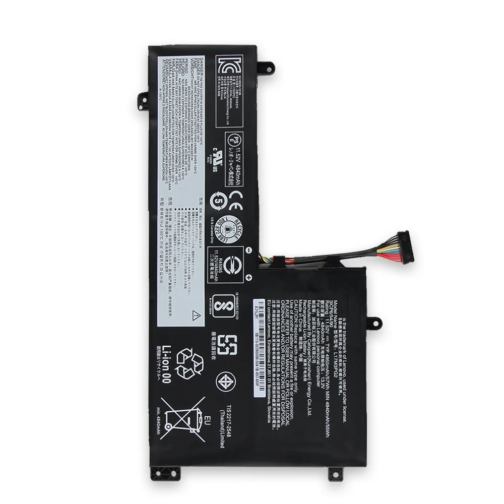 Imagem -05 - Bateria de Substituição Original para Lenovo L17m3pg2 L17l3pg1 L17m3pg3 L17c3pg1 para Y530 Y540 Y7000 Y7000p 4955mah