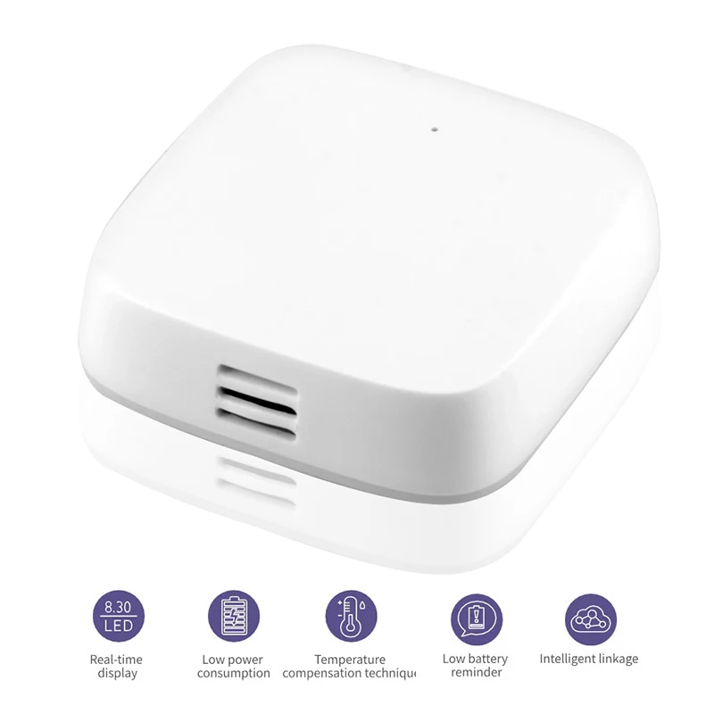 1~6PCS Wireless Intelligent Smart Temperature Convenient Compact Humidity Intelligent Sensor With Accurate Readings