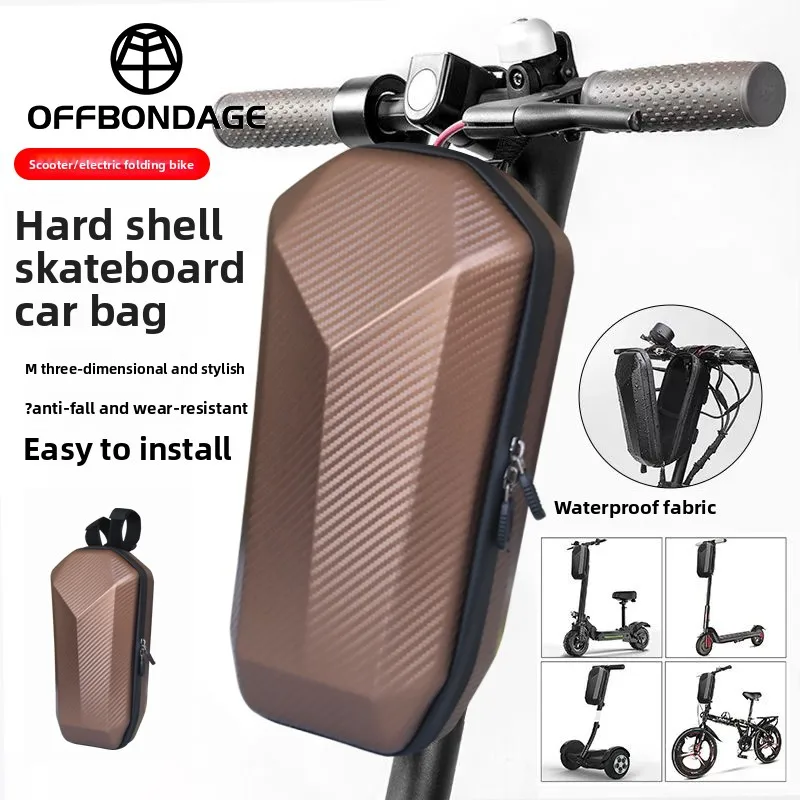 4L Elektroroller-Fronttasche Fahrrad-Lenkertasche Große Kapazität Hartschalen-Hängetasche Wasserdichtes Elektroroller-Zubehör
