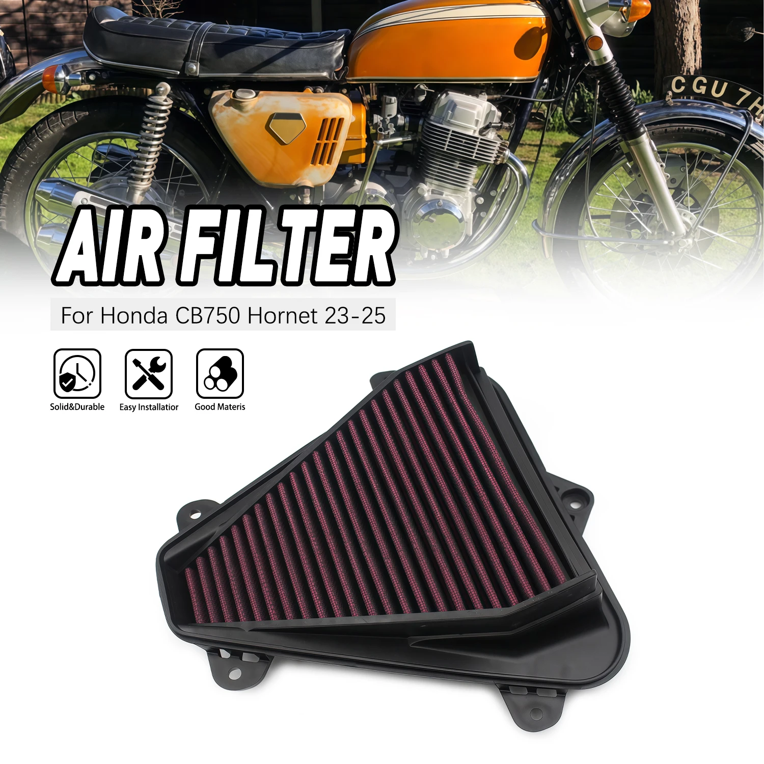 

High Air Filter Element reliable Replacement Motorcycle Parts For Honda Transalp XL 750 XL750 CB750 Hornet CB 750 2023-2025