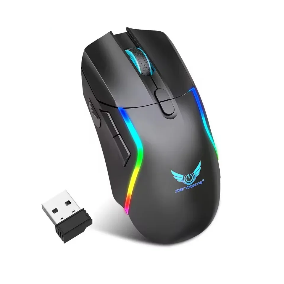 

Suitable for Electronic Sports Games, Desktop Computers, Laptops,2.4G Bluetooth Dual-mode Wireless RGB Backlit Rechargeable Mice