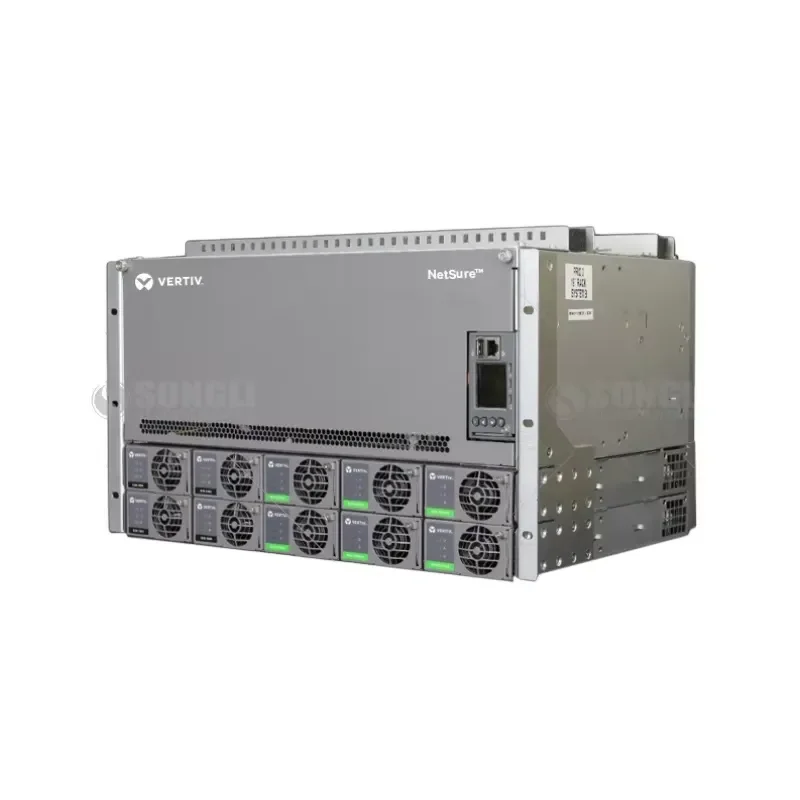 Novatech Global Vertiv 19 Inch Converged Embedded Hybrid DC AC Telecom Power Supply System with Surge Protection for