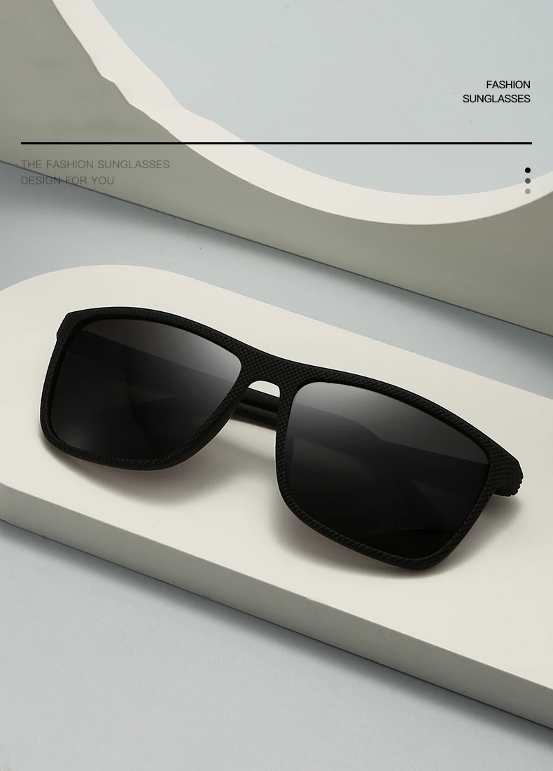 Polarisierte Sonnenbrille für Herren, Fahrer, Fahren, quadratisch, Fahren, Outdoor-Sonnenbrille, Sport-Sonnenbrille 3237 – Detail 1