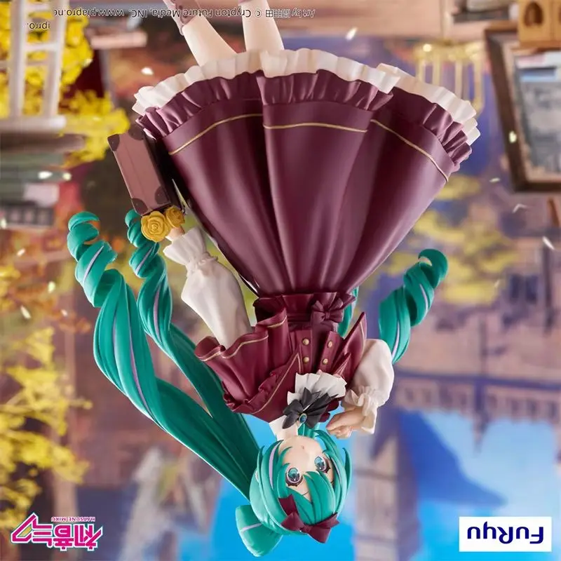 

【100%Authentic】FuRyu Original Piapro Characters Hatsune Miku Trio-Try-iT Figure Classical Retro Model Decoration Gifts Toys