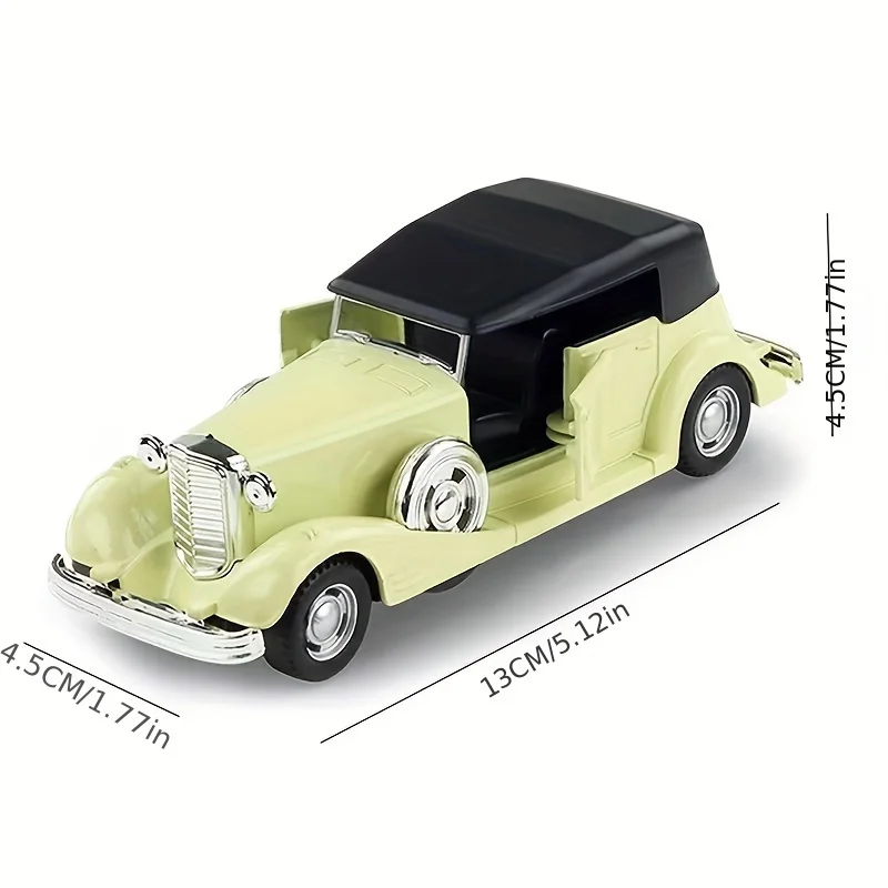 1pc, 1:32 scale alloy sports car, collectible toy car, old-fashioned car replica model, highway model car, gift, table furniture