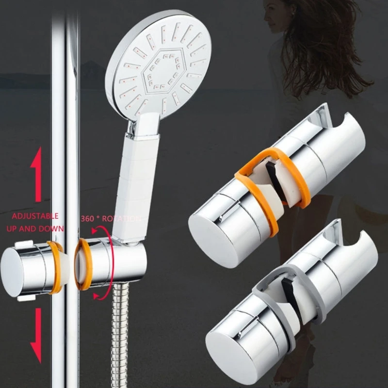 Upgrades  Shower Head Mount easy installs Shower Sprays Holder Adjustable Shower Rod Holder for Handheld Sprayers 37JD