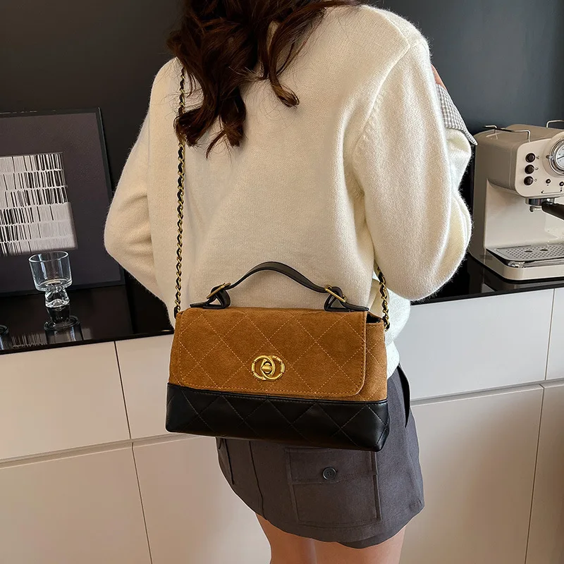 

2025 Versatile Tote Bag, Fashion Square Purse for Women, Minimalist Shoulder Bag, Casual Crossbody Tote, Day-to-Night Sling Bag