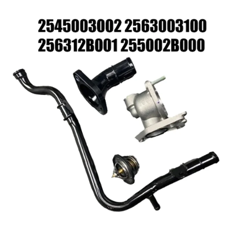 Kit de tubo de refrigerante y carcasa de termostato Superior para Hyundai I10 I20 2007-2020 2545003002 2563003100 256312B001 255002B000
