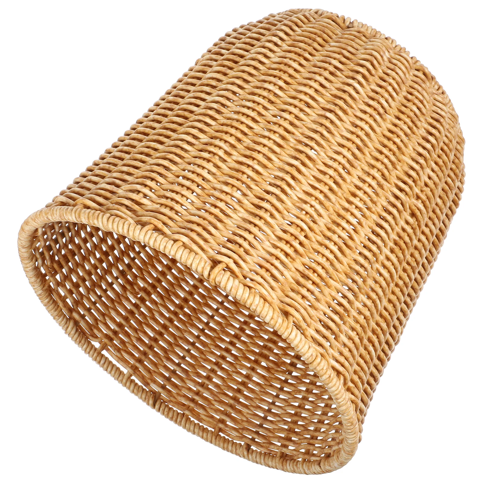 

Woven Storage Basket Large Capacity Handmade Natural Material Home Decor Organizer Trash Can Sundry Box For Toy Bath Storage Bin