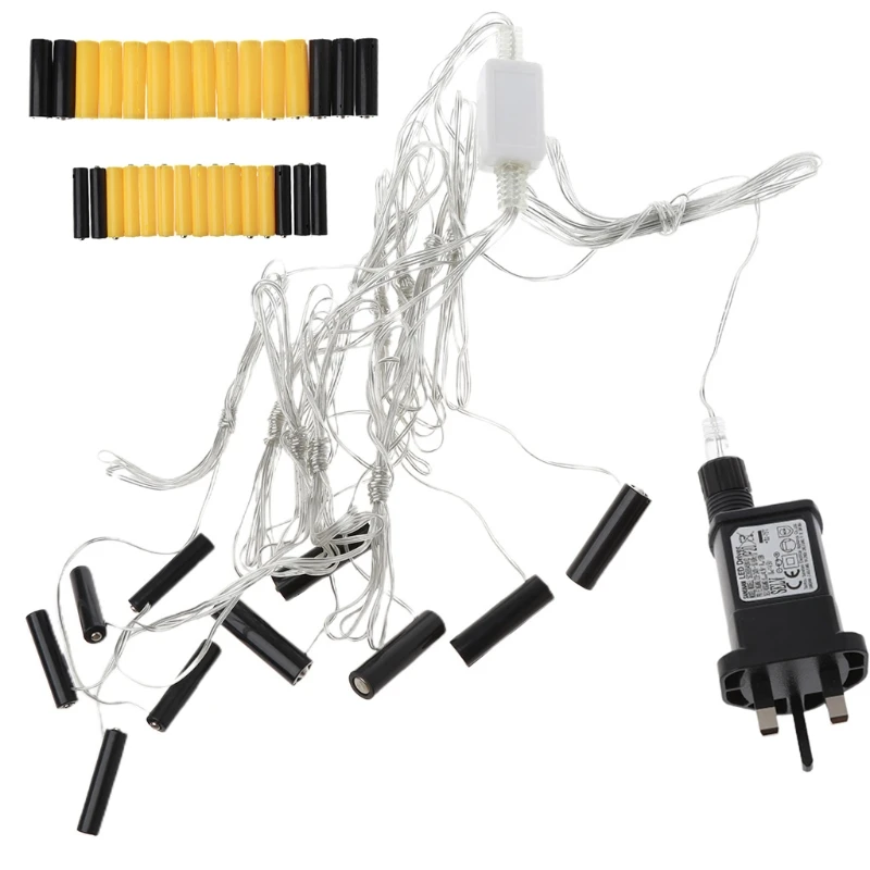 573A 10 trong 1 5AA 5AAA Pin Cáp Thay Thế AA AAA Pin cho Đèn Lễ Hội Bộ Đàm Cung Cấp Cáp