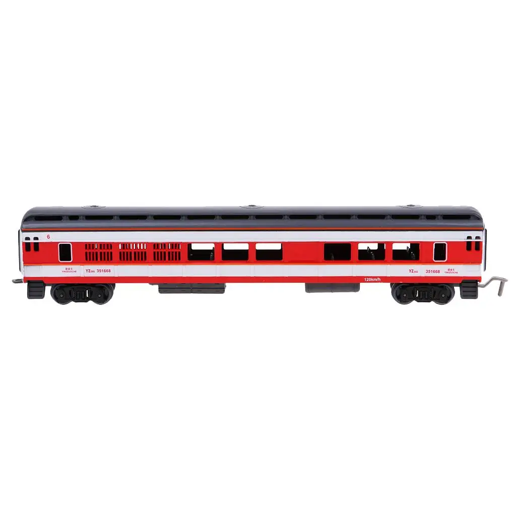 Scale Simulation Train Model Carriage Children Toy Electric Track Train Freight Car Railroad Car Diorama Wargame Accessory