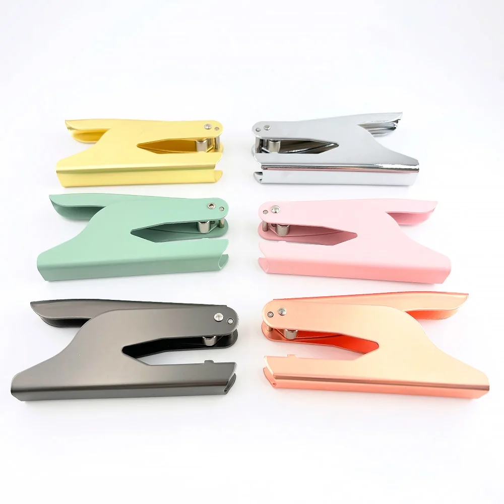 Сменная ручка для тисненого штампа, стальной штамп, держатель для тиснения, ручка для штампов из нержавеющей стали, 6 цветов на выбор