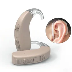2024 New Digital Hearing Aid High Power 8 Channels 110db Adjustable Sound BTE Hearing aids for Deafness Sound Amplifier