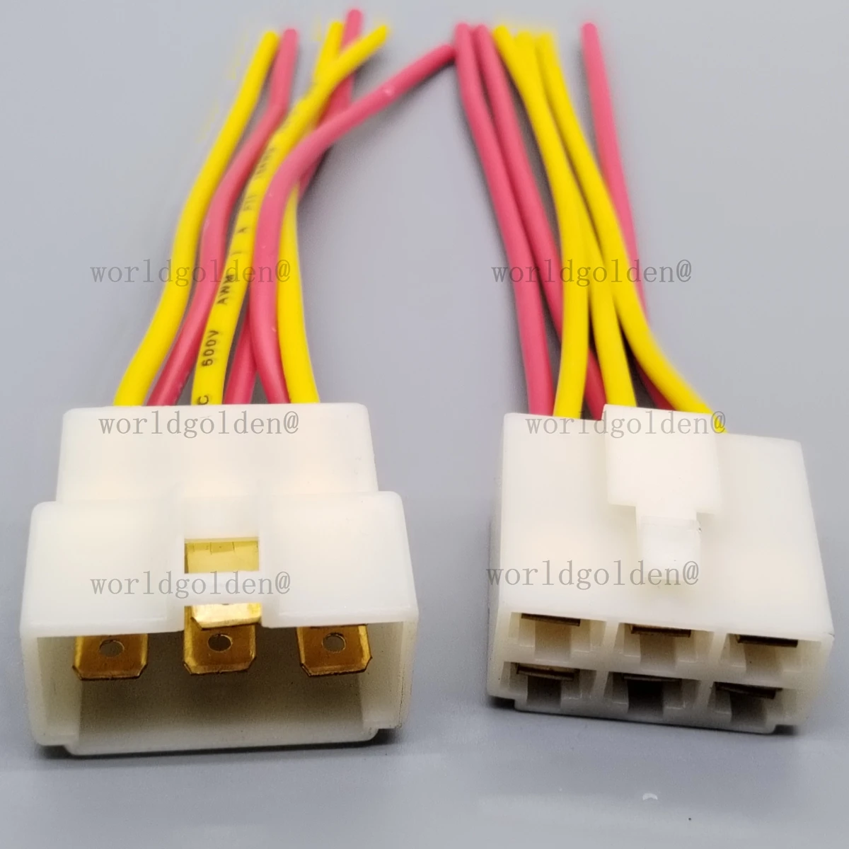 6Pin 6.3mm Automotive Connector For Auto Motorcycle E-bike Electrical Wiring Repair car connector