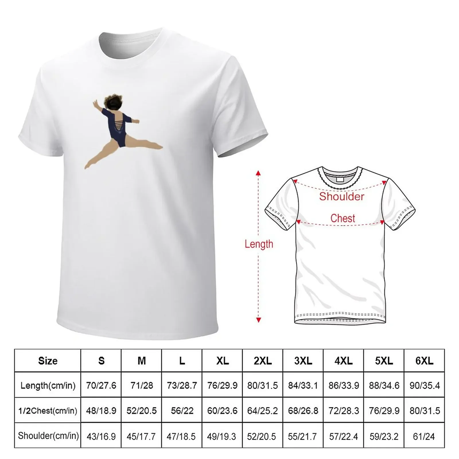 Gymnast Ohashi Art T-Shirt cute clothes aesthetic clothes blanks mens tall t shirts