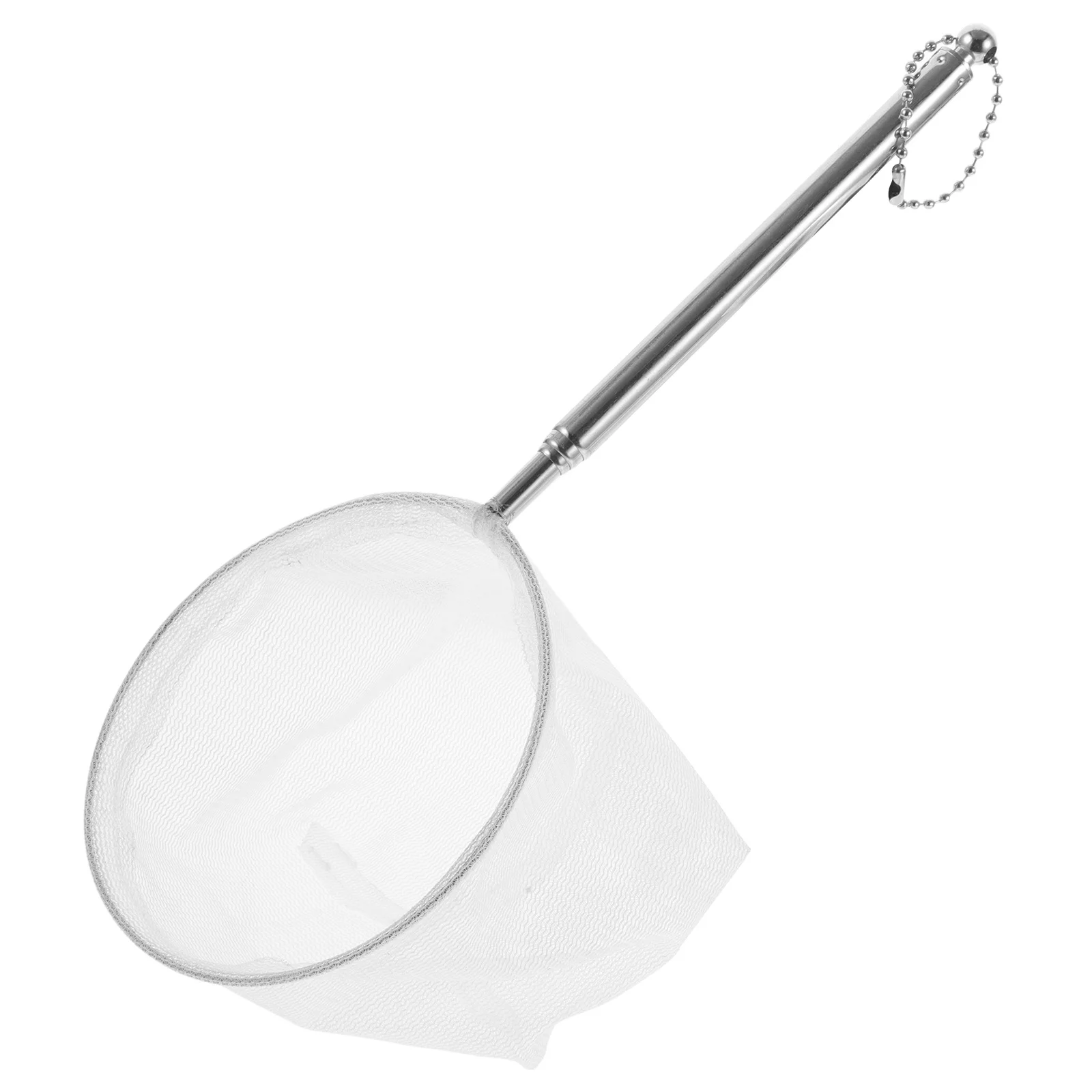 

Telescopic Aquarium Fish Catching Net 3D Fine Mesh Stainless Steel Small Shrimp Net for Fish Tank Cleaning Easy Catching