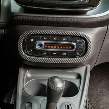 Dekorativní rámeček vzduchového panelu, samolepky do auta pro Smart 453 Fortwo Forfour, doplňky do interiéru, stylingové lišty 8 nejlepší prodej příslušenství Smart Fortwo - №1