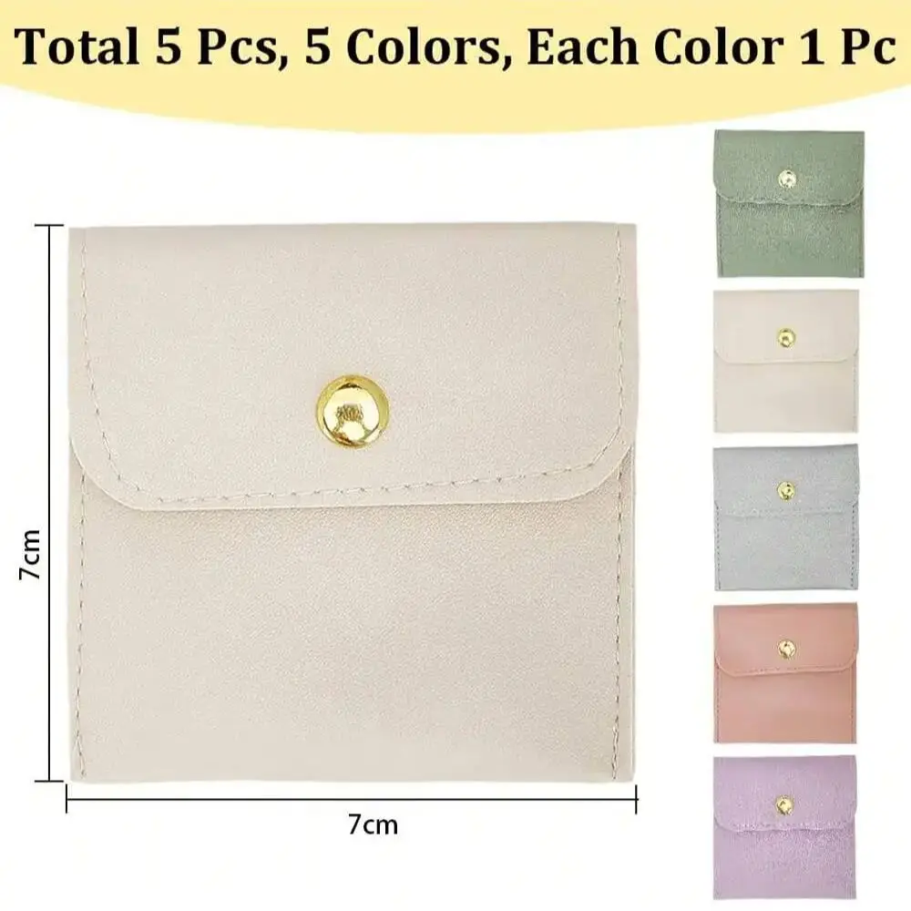 1/3/5PC Portable Flannelette Watch Boxes Case Dust Protect Storage Bag Watches Pockets Collection Protection Accessory Men Women
