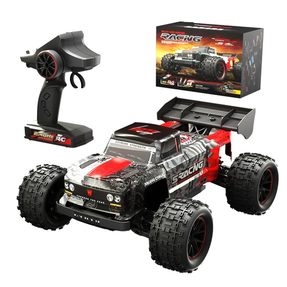 

JJRC 1/14 Q146 40km/h High-Speed RC Electric Four-wheel Drive Off-Road Car Brushed Version A/B Big Wheel Short Card