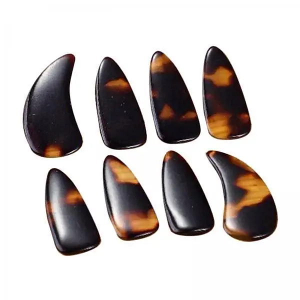 Guzheng Finger Picks for Kids Ergonomic Nano Composite Nails Secure Fit for Child Beginners and Safe Practice 3 to 5