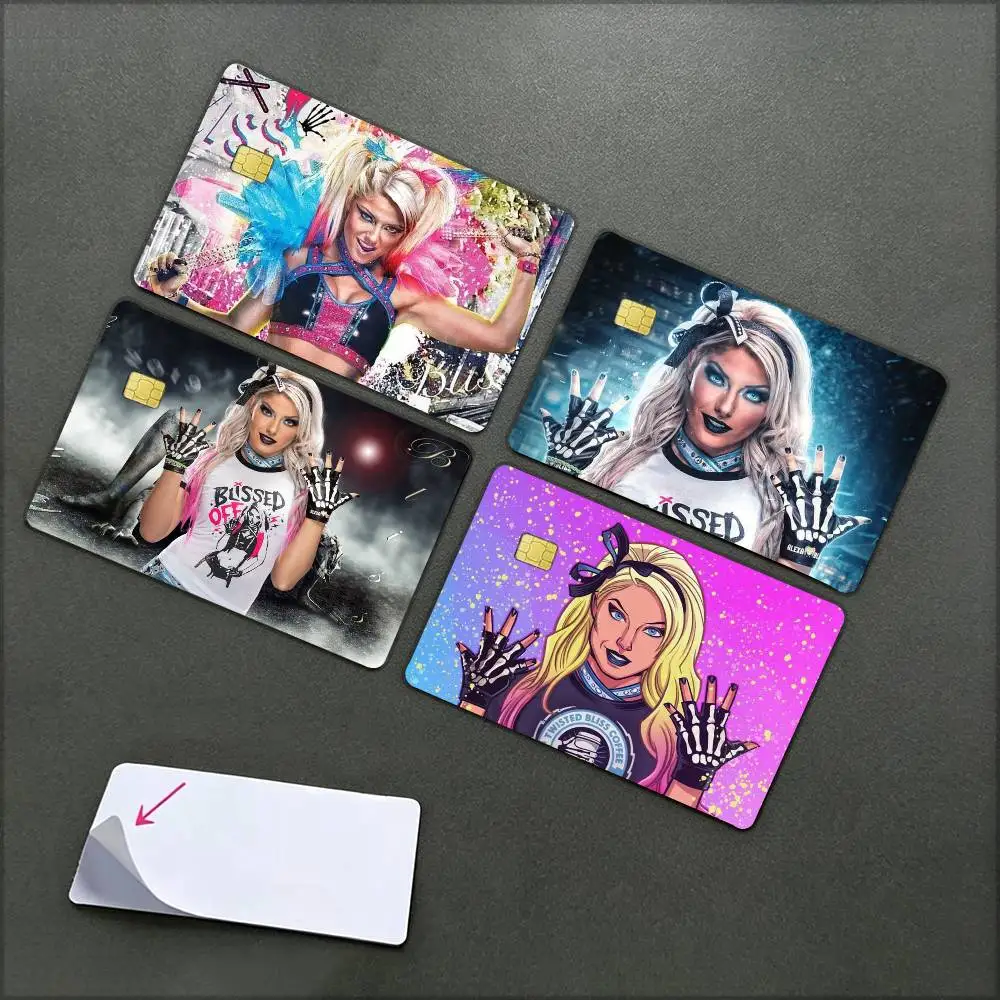 A-Alexa Bliss Autocollants de protection imperméables pour cartes bancaires, de débit, de banque, et de transport en commun