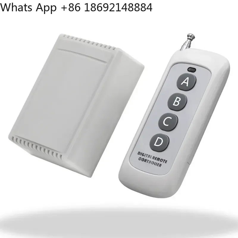 Four-Way Wireless Remote Control Switch for 12V LED Lamp Car Tail Panel Four-Way Receiving