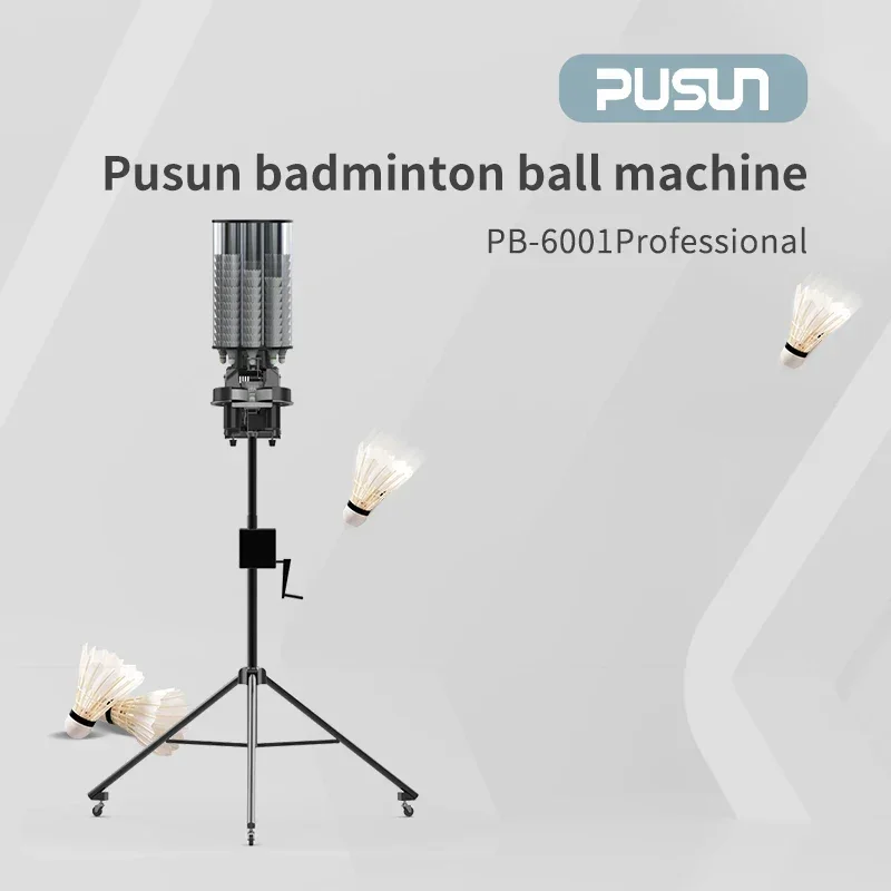 New Design Professional Pb-6001 Automatic Badminton Ball Machine With App Remote Control